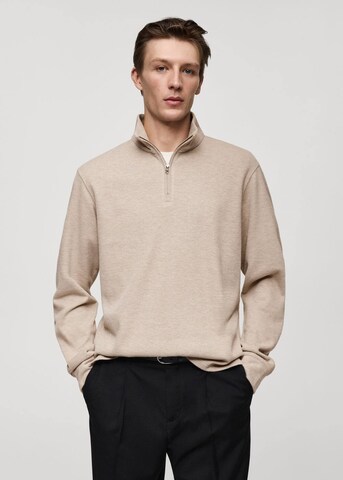 MANGO MAN Shirt 'Shanghai' in Beige: Vorderseite