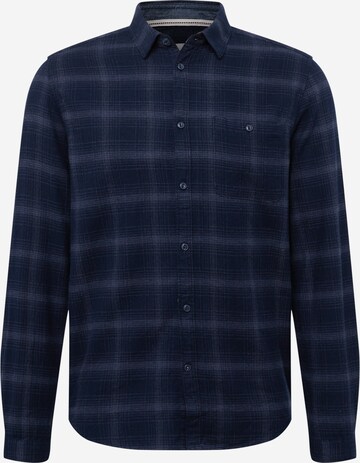 TOM TAILOR Button Up Shirt in Blue: front