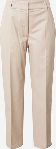 Pantalon à plis TOMMY HILFIGER en beige : devant