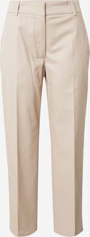 Pantalon à plis TOMMY HILFIGER en beige : devant