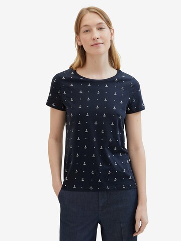 TOM TAILOR T-Shirt in Blau: predná strana