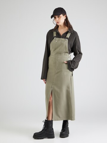 G-Star RAW Dungaree skirt in Green: front