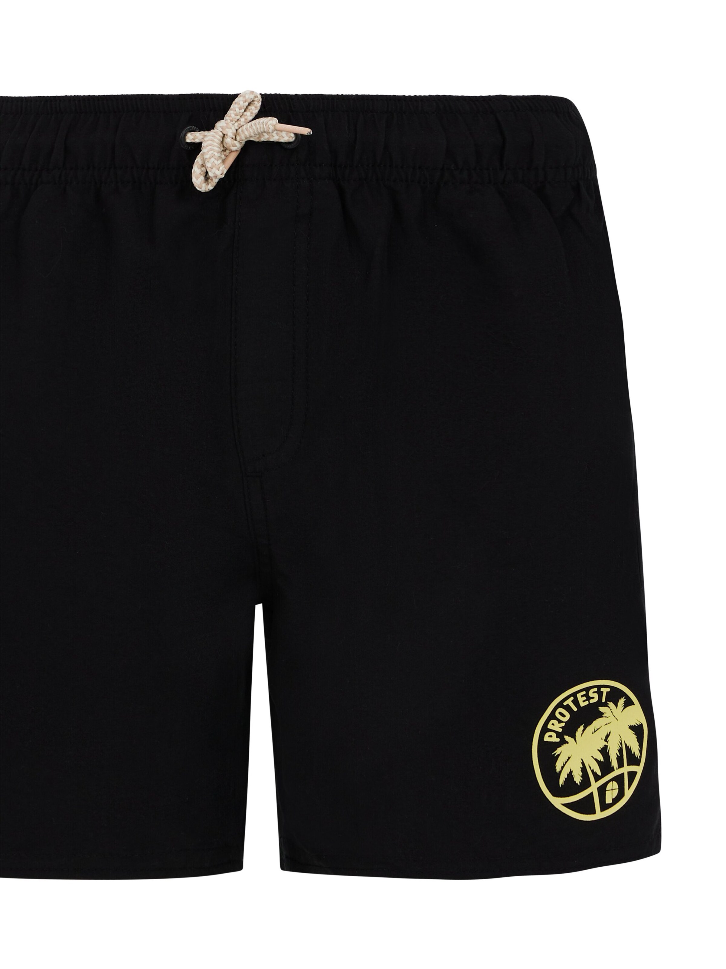 PROTEST Badeshorts 'PRTYORK JR'‌‌‌‌‌ in Schwarz
