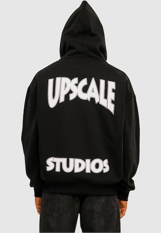 MT Upscale - Sudadera con cremallera en negro: frente