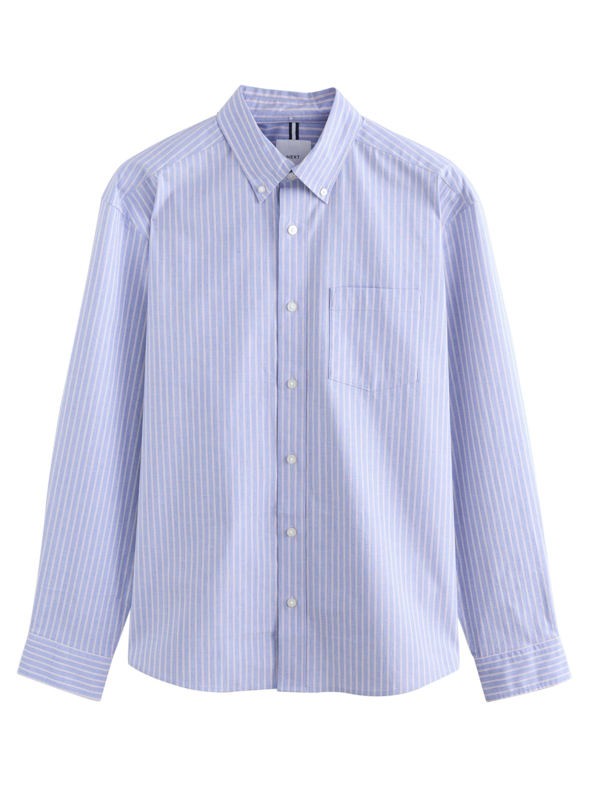 Next Regular fit Πουκάμισο σε μπλε: μπροστά