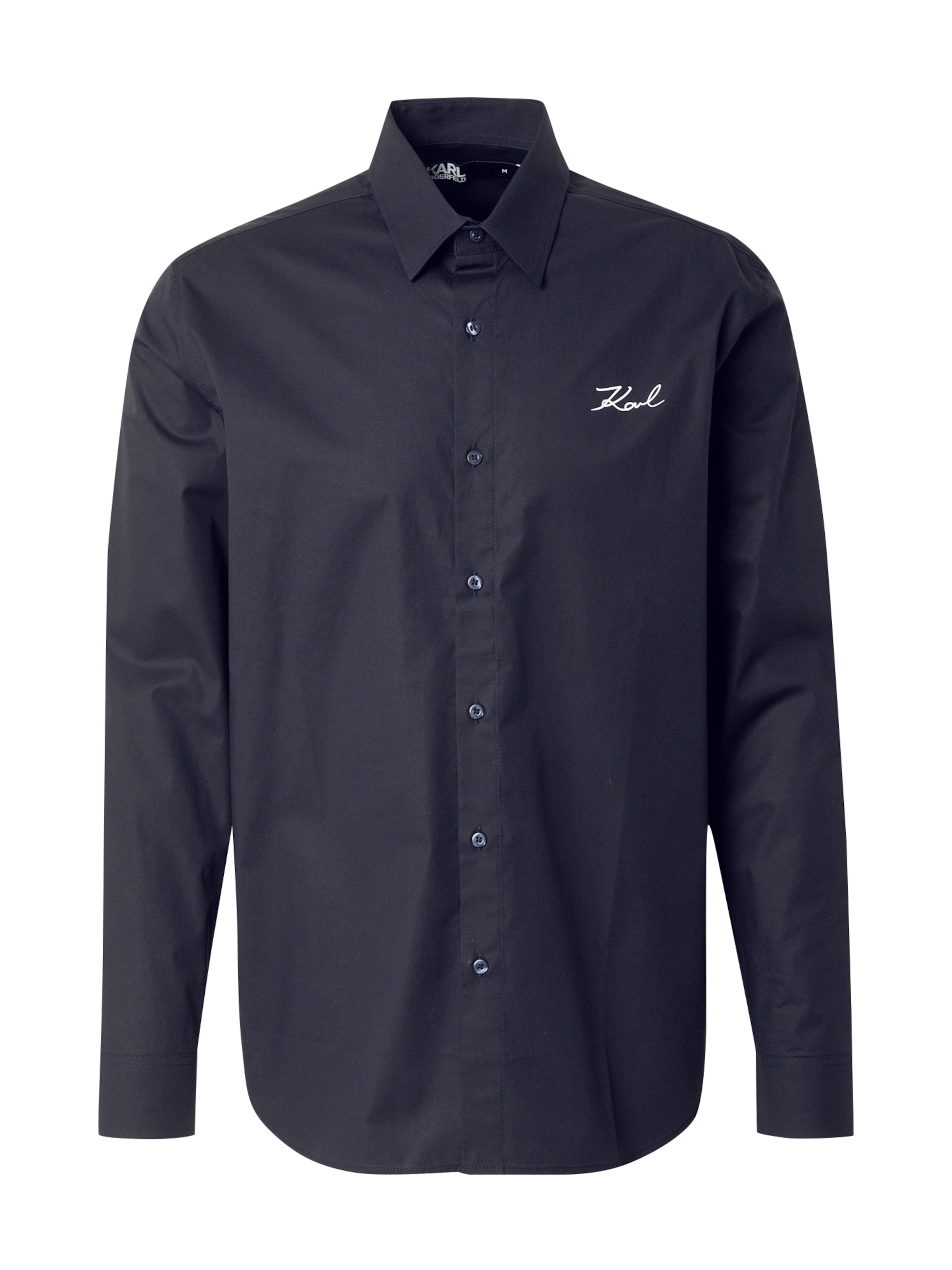 Karl Lagerfeld Chemise en bleu foncé, Vue avec produit