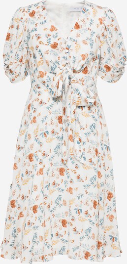 Paisie Kleid in rauchblau / orange / weiß, Produktansicht