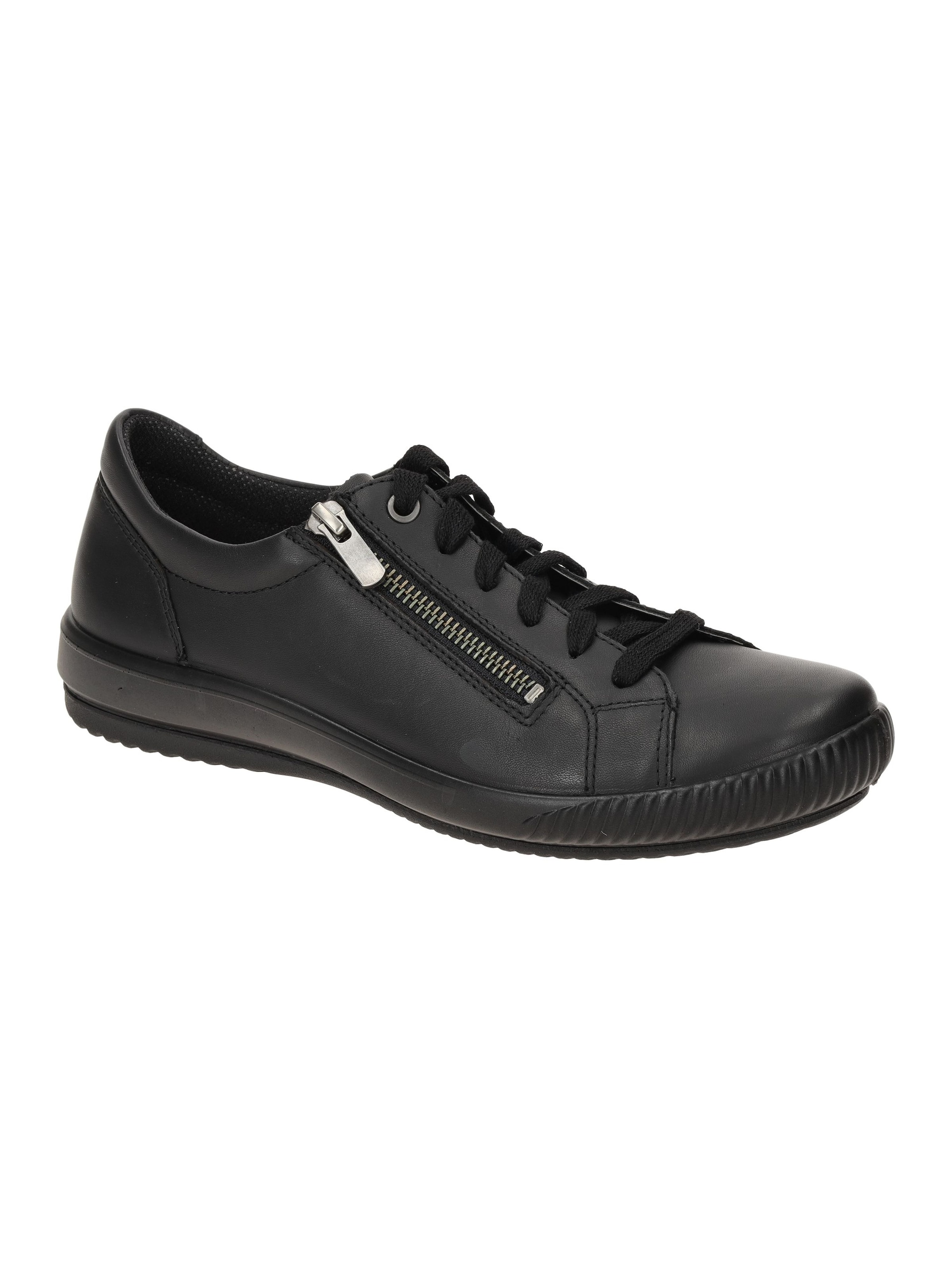 Legero Lace-Up Shoes in Black: front