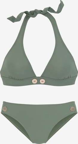 VIVANCE Bikini in Green: front