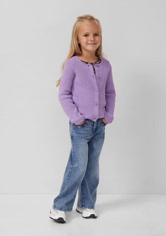 s.Oliver Strickjacke in Lila: Vorderseite