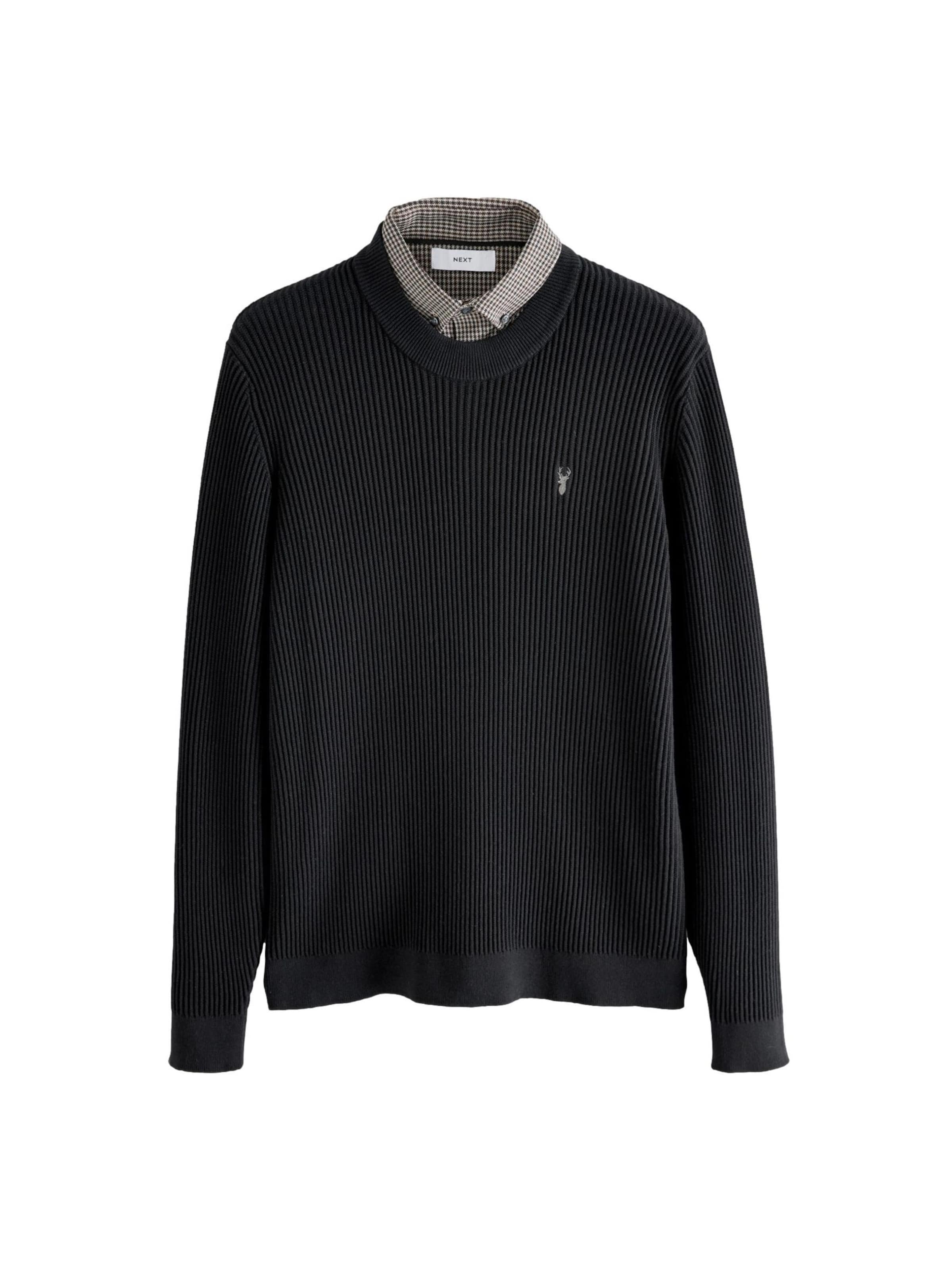 Next Sweater in Black: front