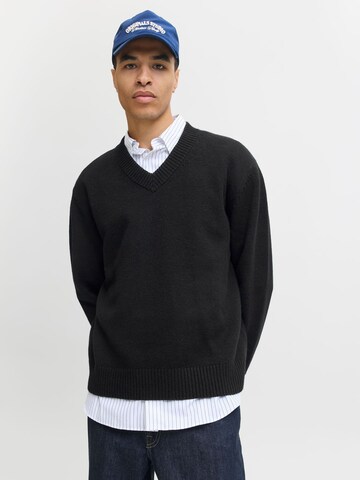JACK & JONES Trui in Zwart: voorkant