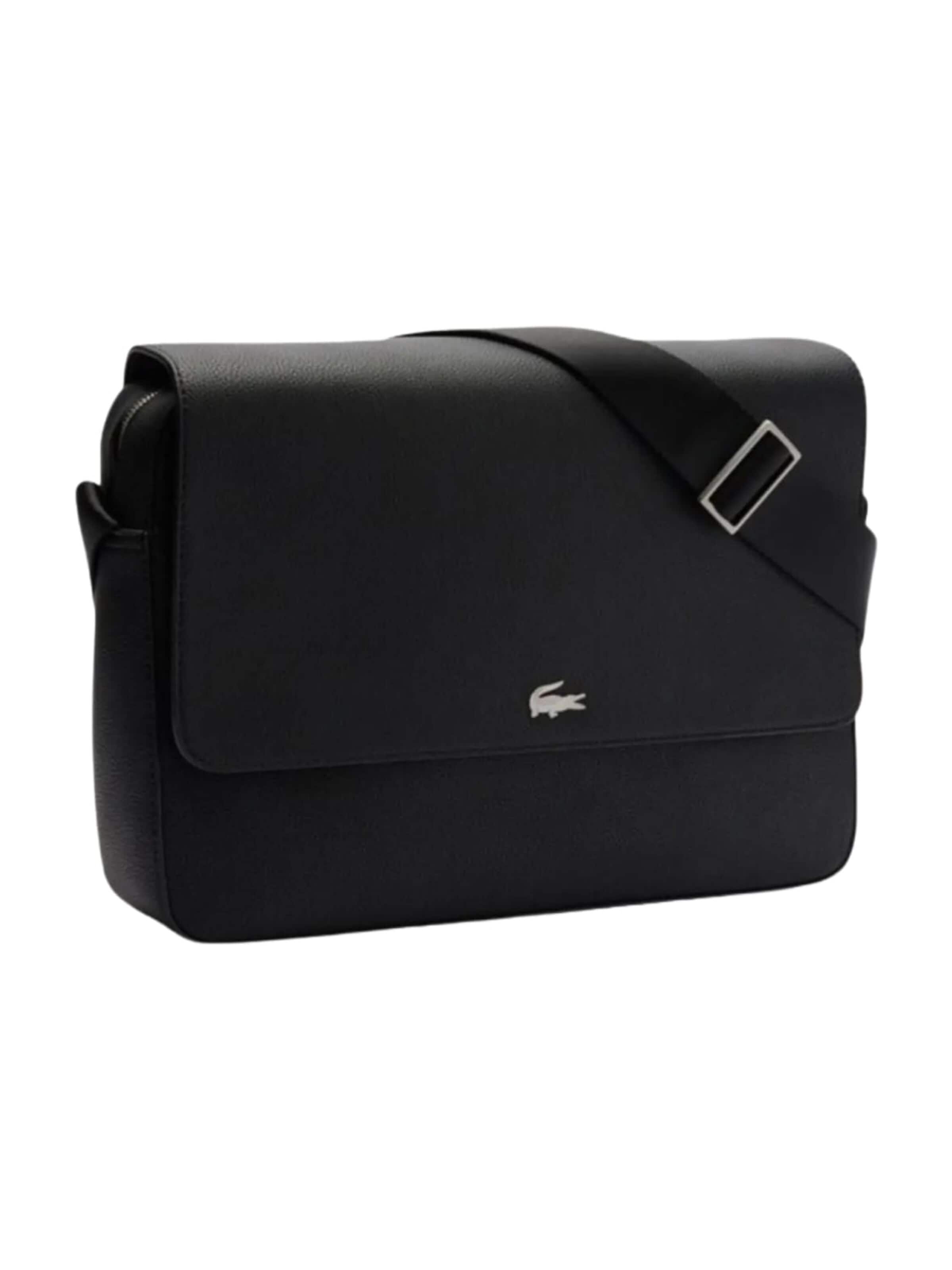LACOSTE Aktówka 'Lacoste Porte Document Lacoste Business Homme Noir' w kolorze czarny: przód