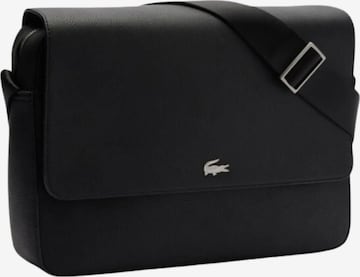 LACOSTEAktovka torba 'Lacoste Porte Document Lacoste Business Homme Noir' - crna boja: prednji dio