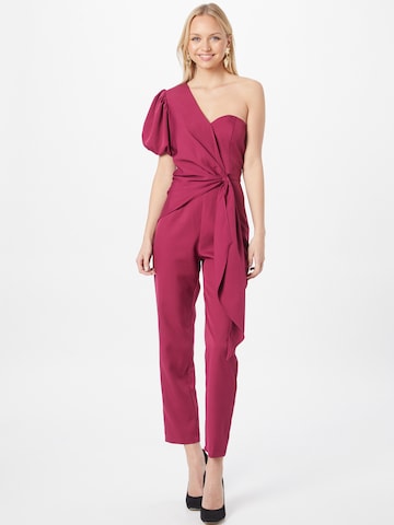 Chi Chi London Jumpsuit i lilla: forside