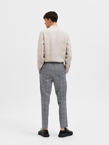 SELECTED HOMME Regular Pleat-front trousers 'Noah' in Grey