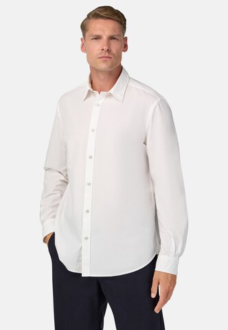 Boggi Milano Regular fit Business shirt in White: front