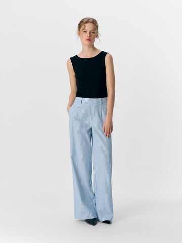 OBJECT Wide leg Παντελόνι 'OBJLisa' σε λευκό