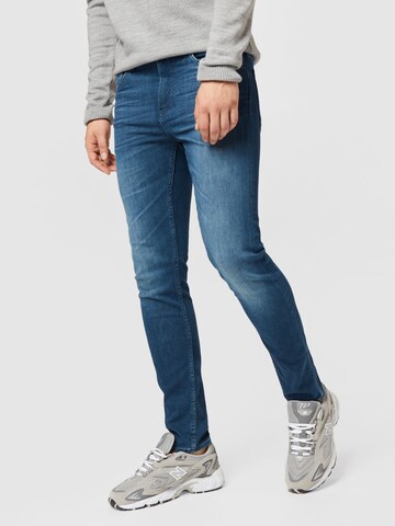 Jeans 'Delano' de la BOSS Black pe albastru: față