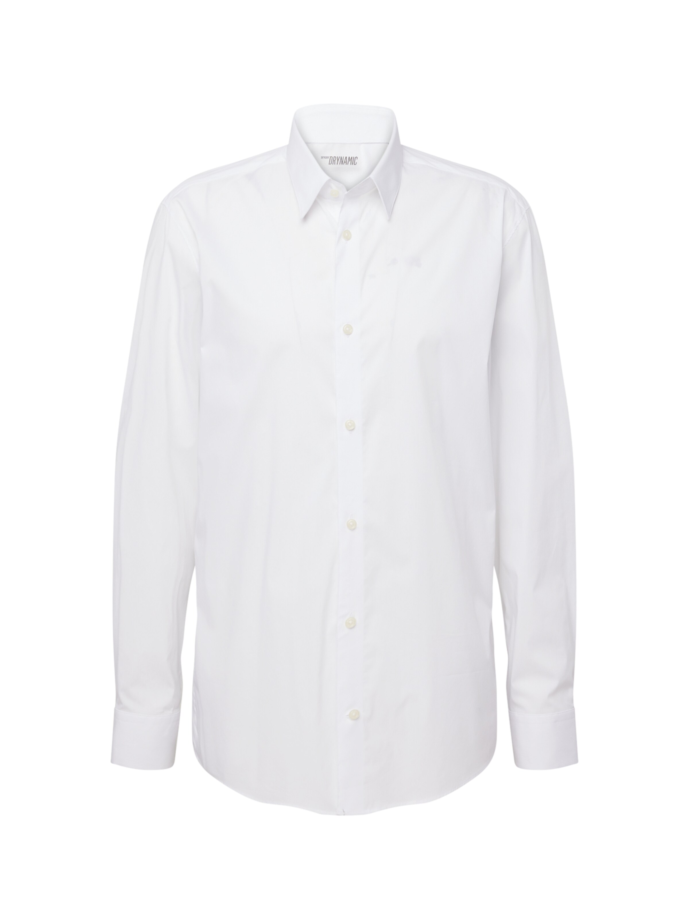 balts DRYKORN Standarta piegriezums Biroja krekls 'LUTO': no priekšpuses