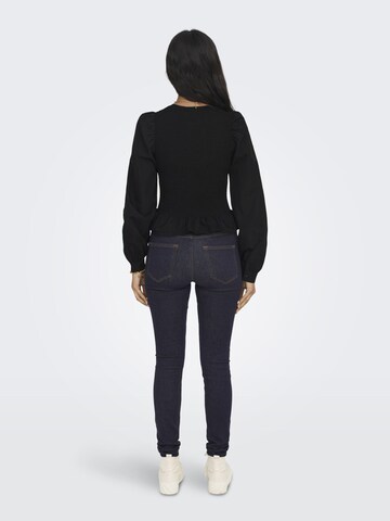 ONLY Bluse in Schwarz
