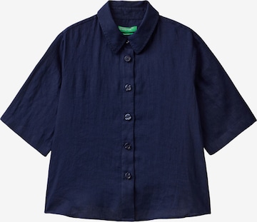 UNITED COLORS OF BENETTON Blouse in Blue: front