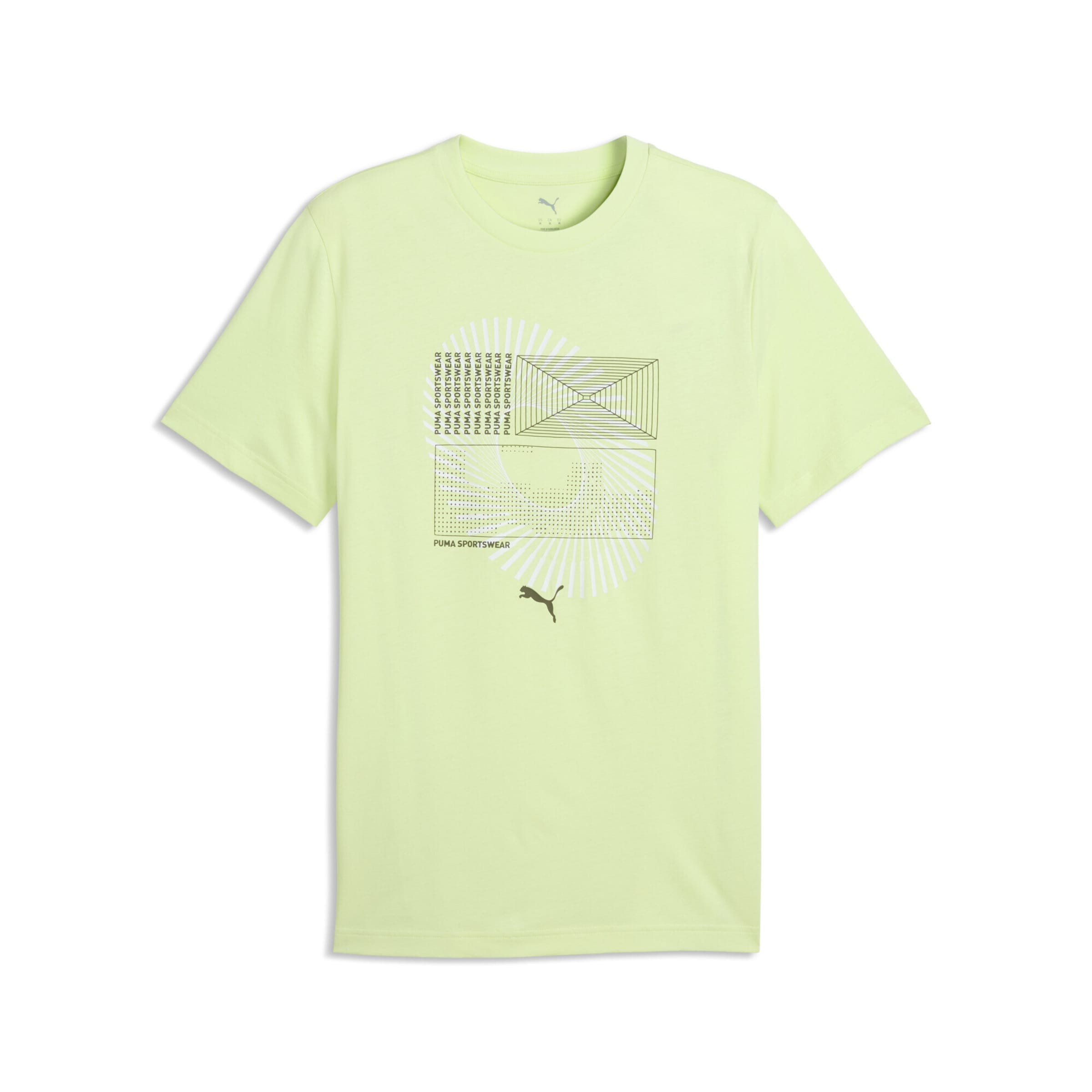 PUMA Shirt 'Circular' in Groen: voorkant
