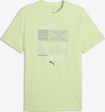 PUMA Shirt 'Circular' in Groen: voorkant