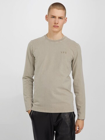 Sweat-shirt 'Lio' Young Poets en beige : devant