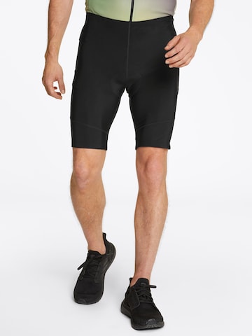 ZIENER Skinny Fahrradtight 'NEBIS X-WOOL' in Schwarz: predná strana