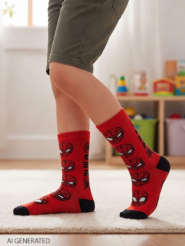 SPIDERMAN Socken 'Marvel' in Mischfarben