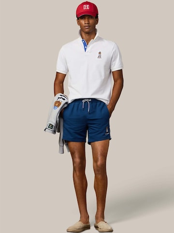 Shorts de bain 'HARRY PLACED' Hackett London en bleu