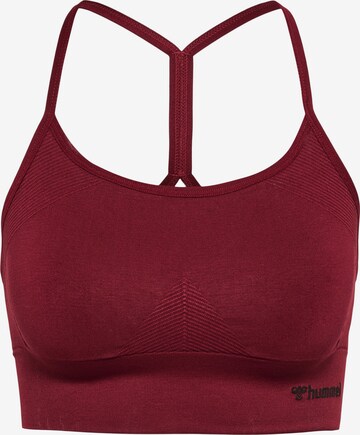 Soutien-gorge de sport Hummel en rouge : devant