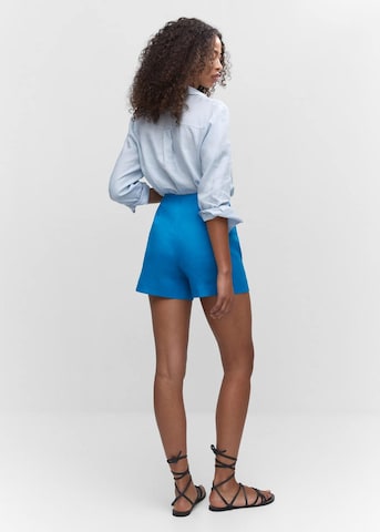 MANGO Regular Shorts 'Flyn' in Blau