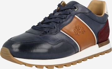 La Martina Platform trainers 'TODI' in Blue: front