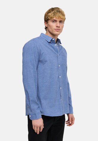 Kronstadt Regular fit Zakelijk overhemd 'Johan' in Blauw