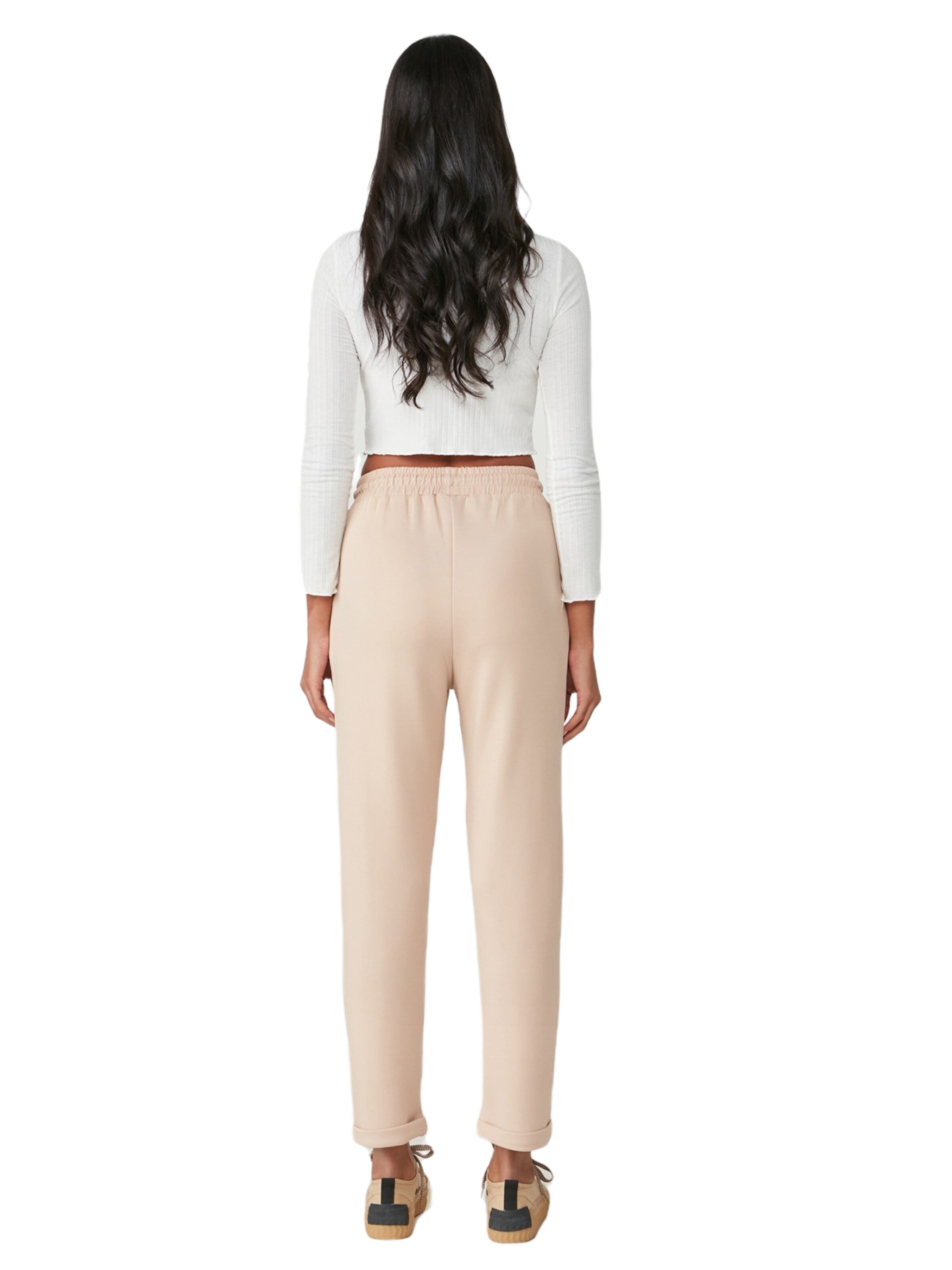 C&City Loosefit Broek in Beige
