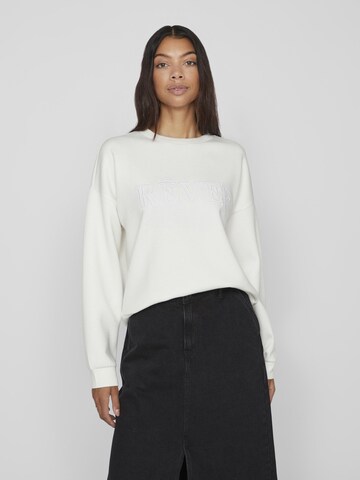 VILA Sweatshirt in Weiß: Vorderseite