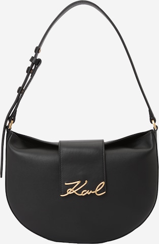 Karl Lagerfeld Τσάντα ώμου σε μαύρο: μπροστά