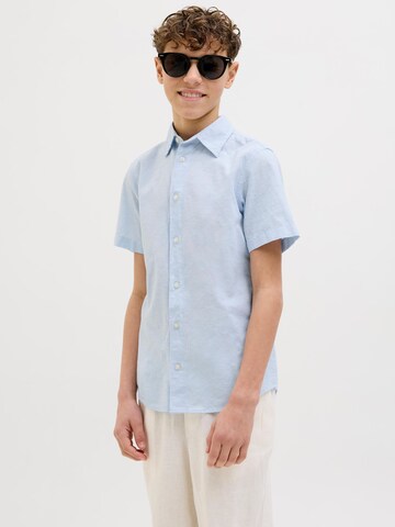 Jack & Jones Junior Regular fit Overhemd in Blauw: voorkant