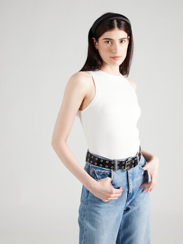 Top 'LAVENDER' di VERO MODA in bianco: frontale