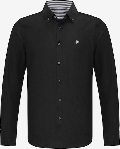 DENIM CULTURE Camisa 'Tywin' en negro / blanco, Vista del producto