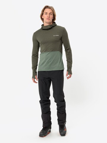 VAUDE Sports sweater 'Monviso' in Green