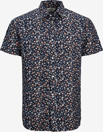 Coupe slim Chemise 'Summer' JACK & JONES en bleu : devant