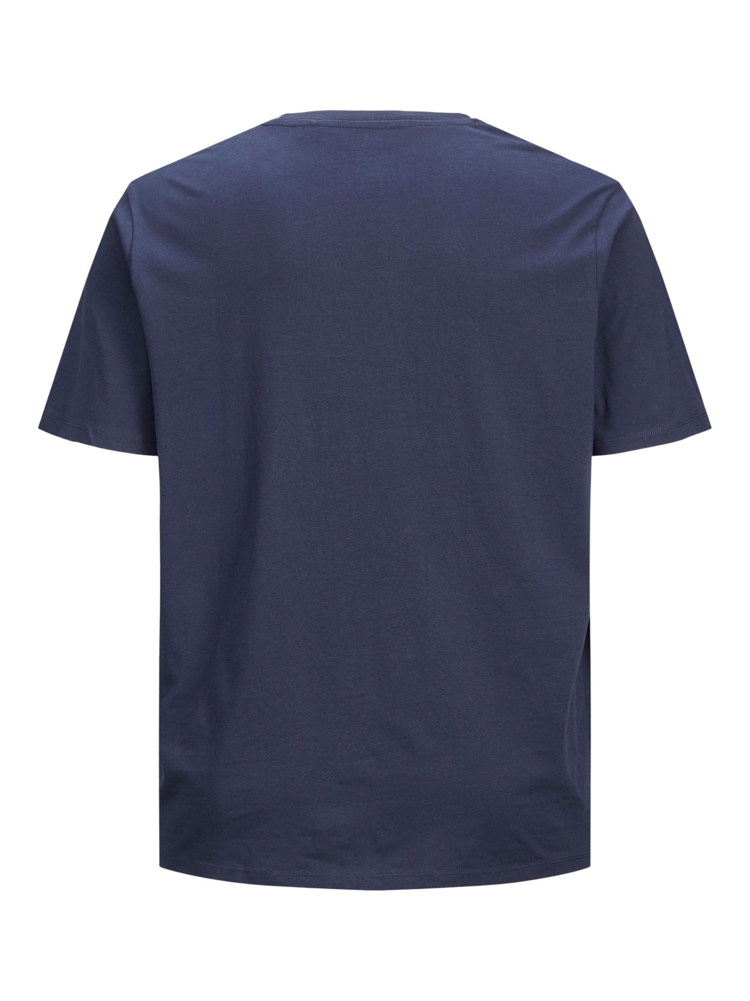 Jack & Jones Plus - Camiseta en azul