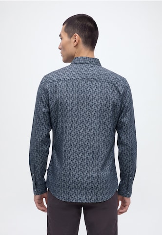 s.Oliver - Ajuste estrecho Camisa en azul