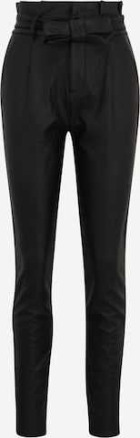 Vero Moda Tall Slim fit Pleat-Front Pants 'Eva' in Black: front