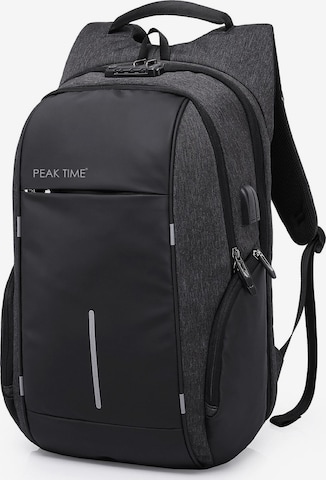 Peak Time Backpack in Black
