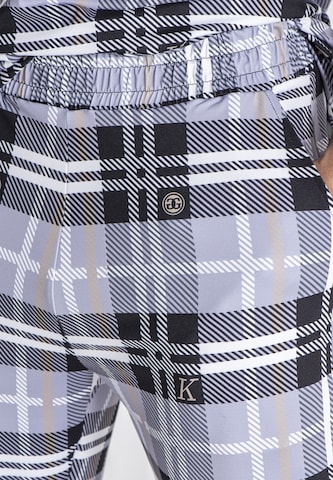 Gianni Kavanagh Tapered Broek 'British 2.0' in Grijs