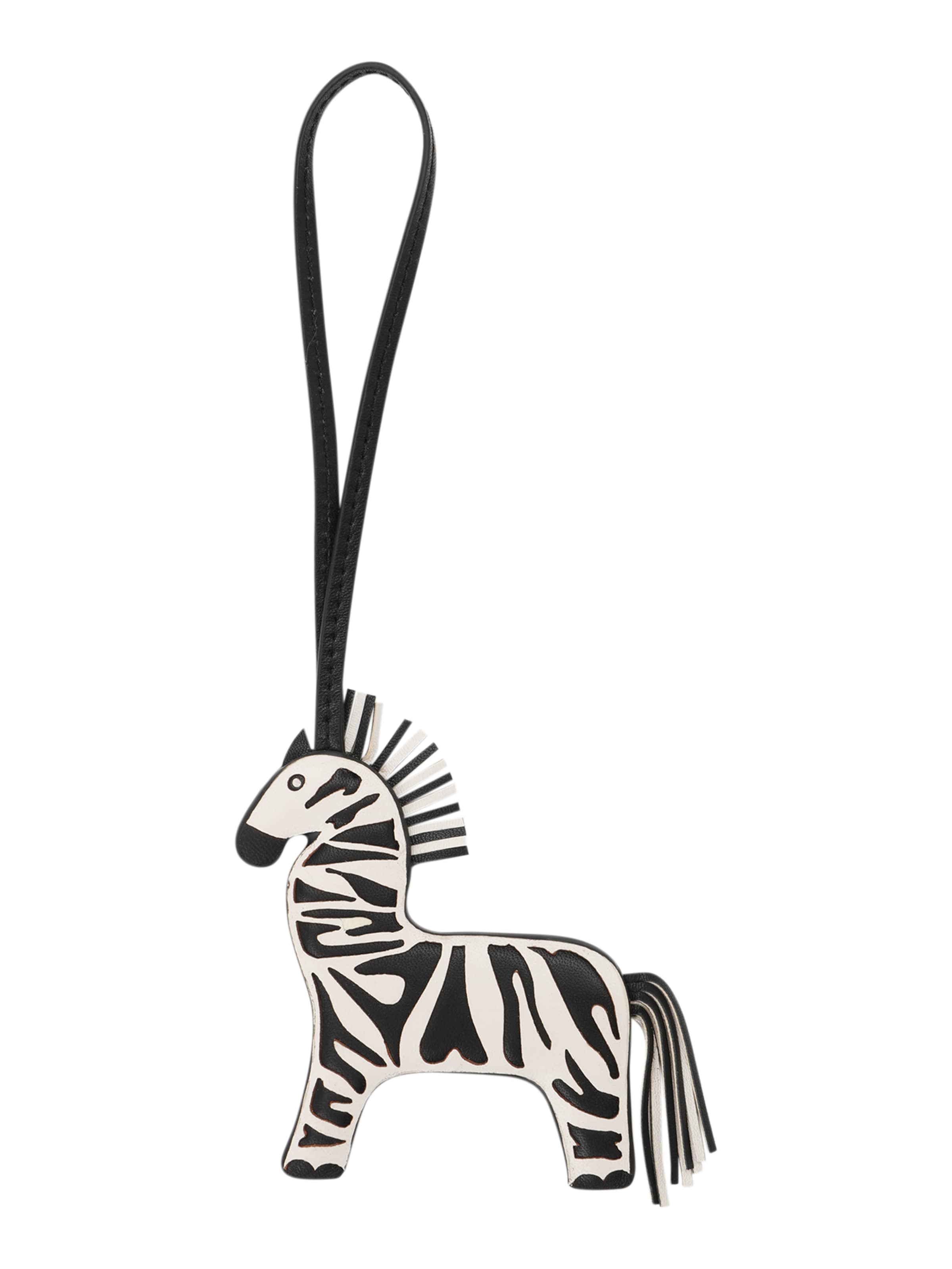 & Other Stories Přívěsek na klíče – černá: přední strana